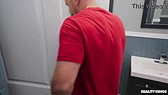 Roommates Share Deepthroat Face Fucking And Cumshots In Dorm Threesome