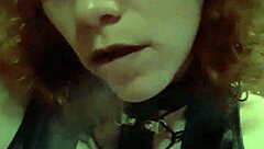 skinny latina smokes cigarette in lingerie solo first time tease