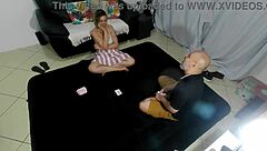 Game Over! Naked Blonde Drips Cum After Wild Party Fingering!