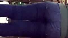 i love this candid teen booty in tight jeans