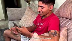 Young Redhead Convinces Stepsister for Dirty Phone Pic Fuck