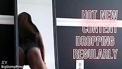 Sexy Ebony Amateur Twerks Massive Black Ass in Lingerie