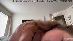 stepmilf begs you to creampie her fat saggy tits pussy