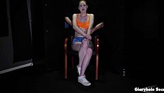 big tittied redhead deepthroats gloryhole cocks