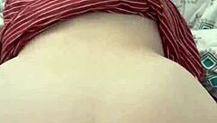 bbw moans quietly taking big black cock doggystyle with sons nearby