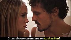 i can't resist this hot blonde's horny pussy ride and creampie craving