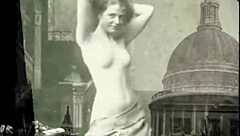 Vintage threesome porn blasts hairy pussy action!