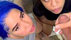 i took my curvy latina to boyfriend for rough doggystyle creampie