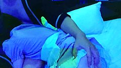 Cosplay net tights waitress creampied doggy with blowjob cunnilingus