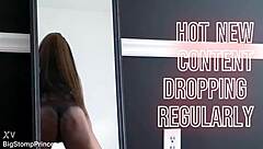 Sexy Ebony Amateur Twerks Massive Black Ass in Lingerie