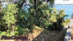 misscreamy flashes dick catches teacher for nude beach blowjob cumshot