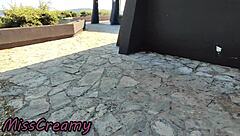 misscreamy flashes dick catches teacher for nude beach blowjob cumshot