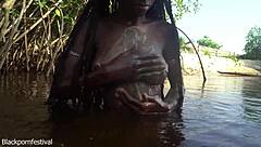 African tribe women hunt fish outdoors in captivating documentary!