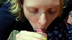 QUICK WIFE SUCK AND FUCK ENDS IN HOT CREAMPIE PUSSY BLAST!