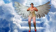 granny carmen angel deepthroats fat cock like a pro