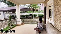 Giant African Cock Gardener Pounds Bent Pussy