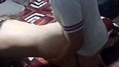 New Schoolgirl's Big Ass Tits Fucked Hard Homemade!