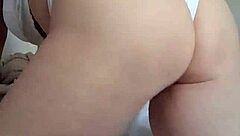 A casual story of a blonde amateur slipping into lacy lingerie for solo showcase at home