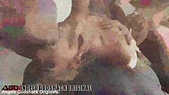 Mells Blanco's 5on1 triple vaginal gangbang! 🔥💦