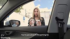 Stranger plops wet pussy on my bare dick—ditch condom and fuck harder POV!