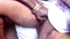 young ebony babe fucked outdoors till she cums hard!