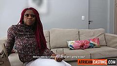 thick ebony model deepthroats bwc raw at lingerie shoot