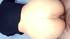 petite milf's juicy pussy squirts from doggystyle pounding