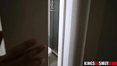 Blonde Milf Caught Showering Craves Intense Fuck