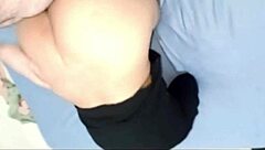 petite milf's juicy pussy squirts from doggystyle pounding