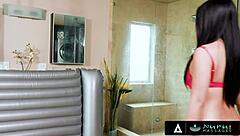 Thrilling Nuru Massage Threesome with Kira Noir Jade Kush Deepthroat Fucks!