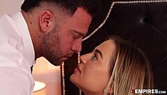 Blake Blossom's Shy Petite Blonde Cheating Deepthroat Fuck