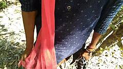 My desi girlfriend loves outdoor doggy creampie with boyfriend