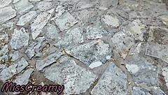 misscreamy flashes dick catches teacher for nude beach blowjob cumshot