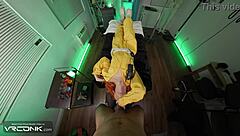 april oneil, deep reverse blowjob on leo's huge dick now