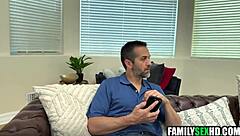 old stud hammers two petite blondes in threesome