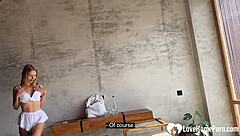 Picking Up Long Haired Blonde Hottie from Station for Bent Over Outdoor Doggystyle Shaved Pussy Pounding!