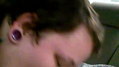 free backseat sloppy deepthroat blowjob cock sucking cumshot hardcore action