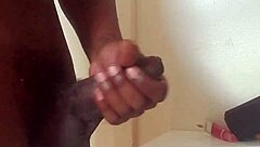 bbc monster cock erupts massive cum in wild masturbation