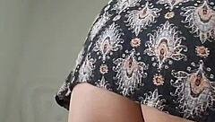 i fuck my big black cock with dildo