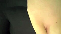 My big-boobed sexwife teases with natural tits in outdoor webcam play