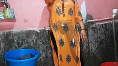 Step Sister In Law Bathes Big Boobs