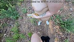 Latina Fucks Stranger Cock Sleeve Naked Forest Outdoors