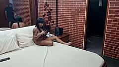 Mel Morena's Backstage Anal DP at Motel with Jr Doidera