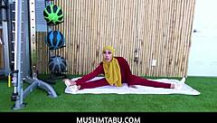arab teen wife kira perez cheats on trainer with hijab pov
