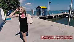 Blonde Big-Tits Hotty Cristi Fucked Hard in Dressing Room