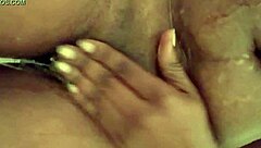 Wet Solo Shower Babe Soaps Up Big Tits Sensually