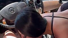 latina big ass chica fucks stranger car cowgirl