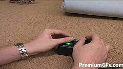 Alicia Rhodes' Massive Tits Quiver on Machine Vibrator