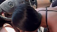 latina big ass chica fucks stranger car cowgirl