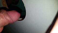 girlfriend drains gloryhole loads public cum